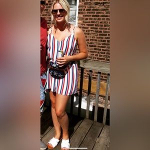 Buddy Love Red White and Blue Romper jumpsuit